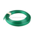 Roll de banda de cinta de mascota verde de 16 mm